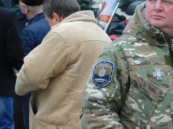 Ветераны АТО протестовали под облсоветом. Новости Днепра