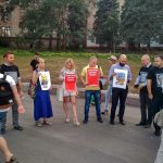 В Днепре состоялся флэшмоб в поддержку политзаключенных: фото