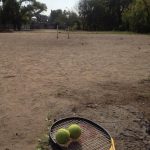 У олимпийцев Днепра украли забор вокруг теннисного корта. Новости Днепра