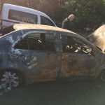 В Днепре подожгли машину активистки: фото. Новости Днепра