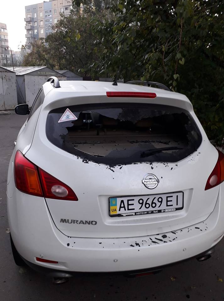 В Днепре разбили автомобиль депутата. Новости Днепра