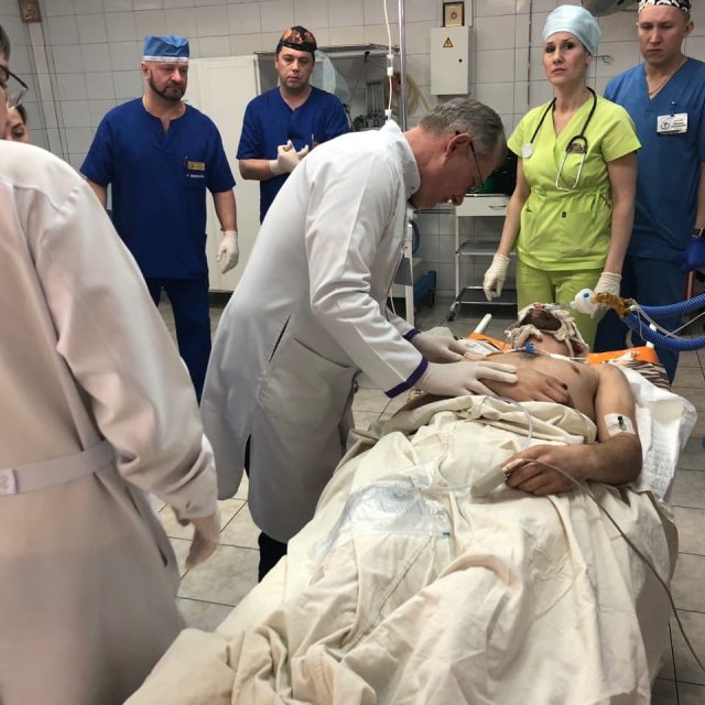 В днепровскую больницу доставили четырех ранены. Новости Днепра