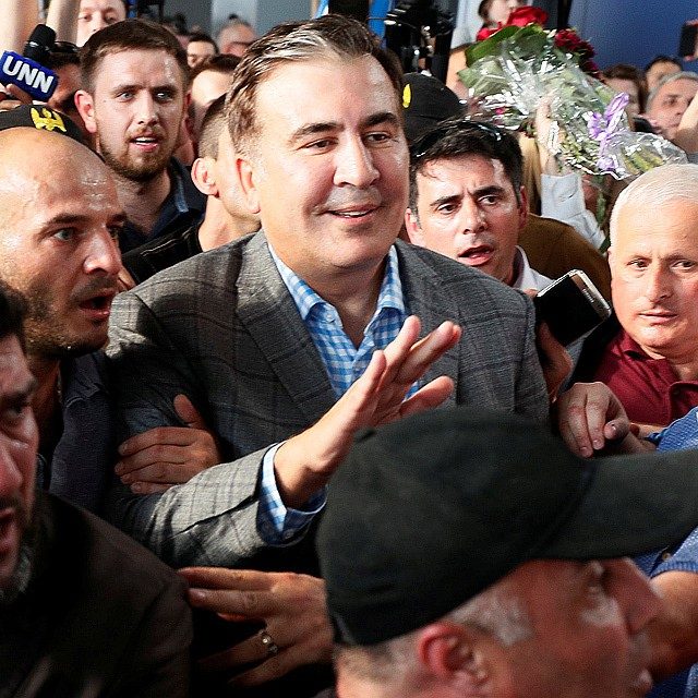 Саакашвили вернулся в Украину. Новости Днепра