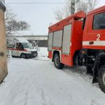 В Днепре застрял автомобиль скорой помощи. Новости Днепра