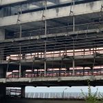 В Днепре демонтируют здание речного вокзала: фото