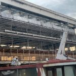 В Днепре демонтируют здание речного вокзала: фото