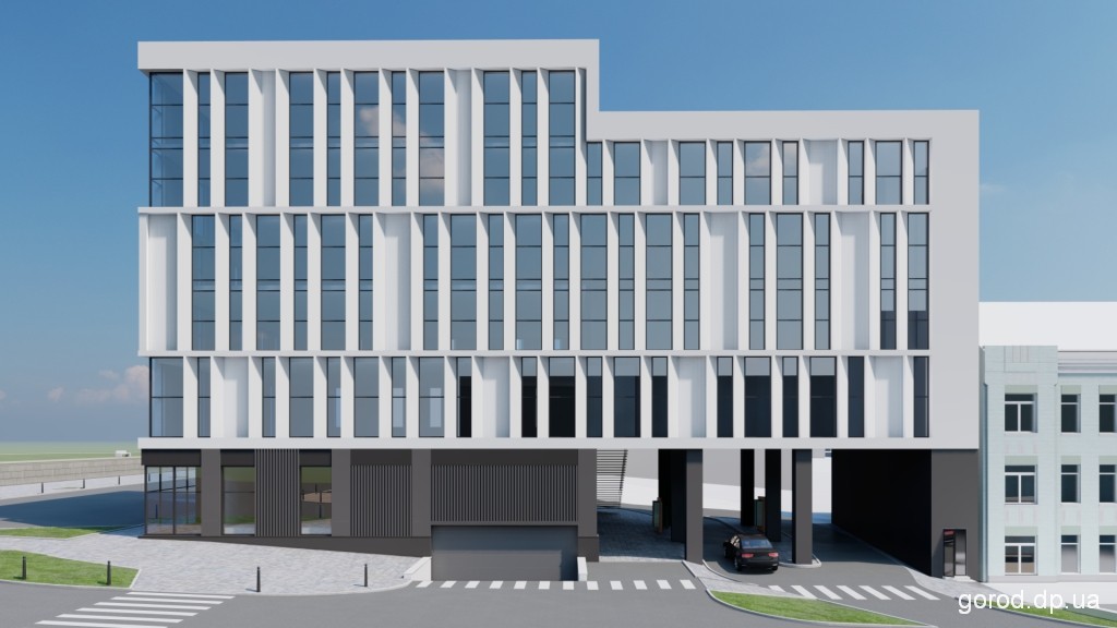 В Днепре появится шестиэтажный офисный центр с паркингом: фото