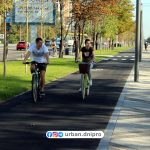 На набережной появилась новая велодорожка|Новости Днепра