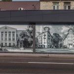 В Днепре фасады киосков украсили фотографиями города