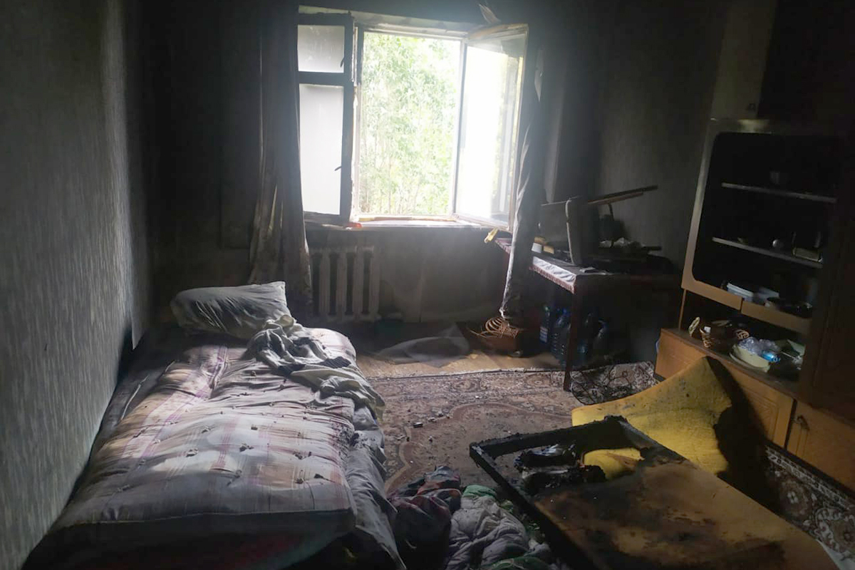 На Гладкова горела квартира, есть погибший|Происшествия Днепра