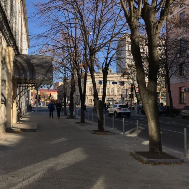 В центре города обновили пешеходное покрытие|Новости Днепра