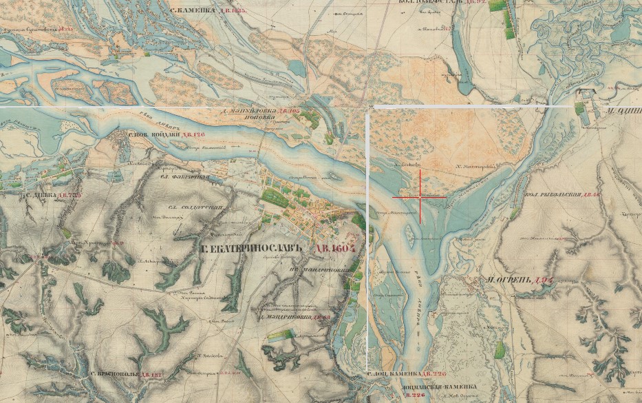 Исследователь показал старые карты Днепра