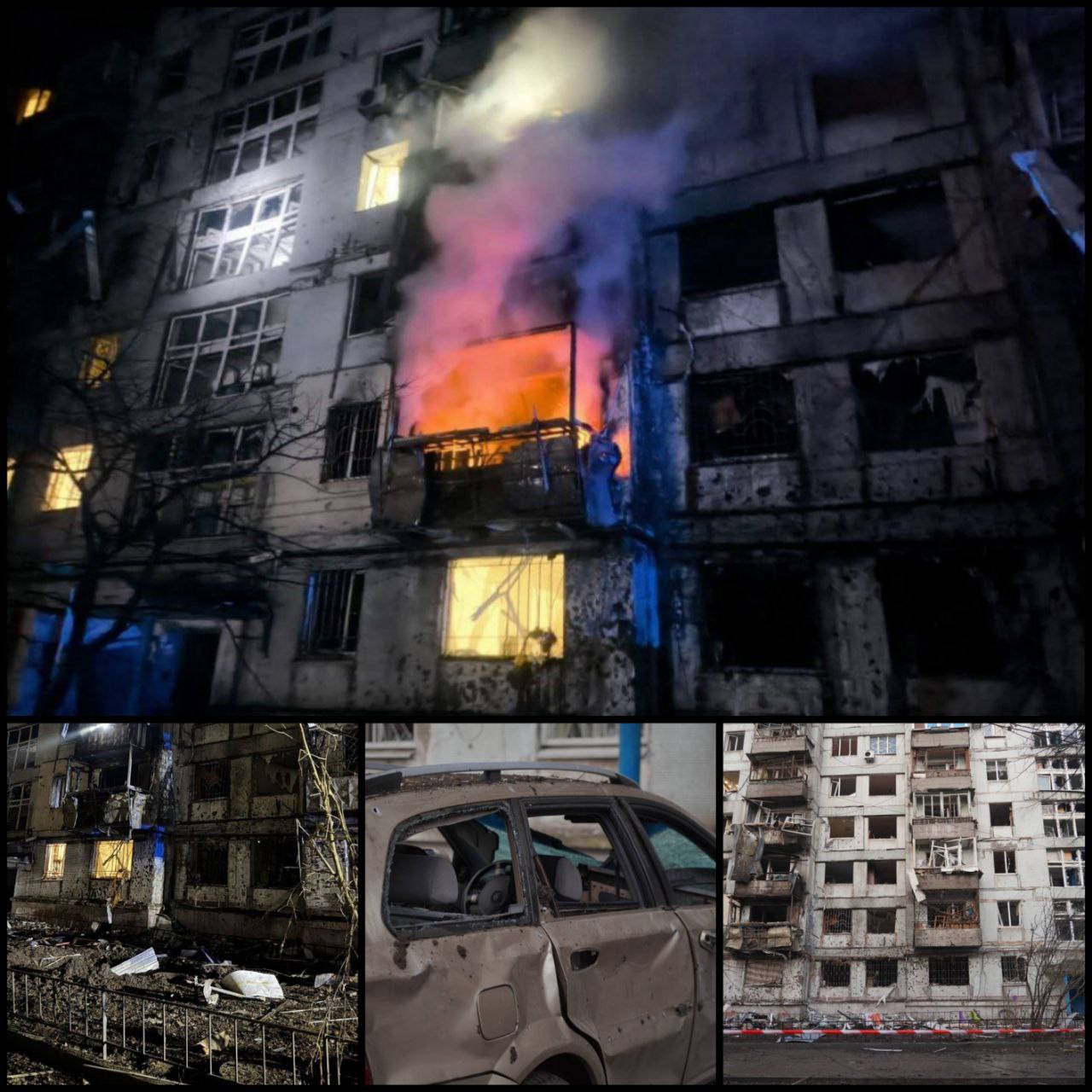 Ворог атакував Дніпро безпілотниками: постраждало 14 людей