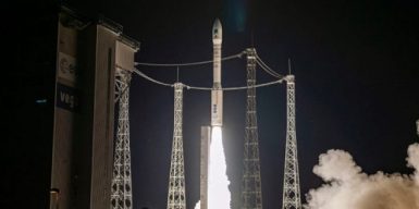 Ракета с днепровским двигателем улетела в космос: видео
