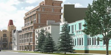 В центре Днепра появится новый каскадный дом с террасами: фото