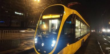 В Днепре испытали новые трамваи: фото