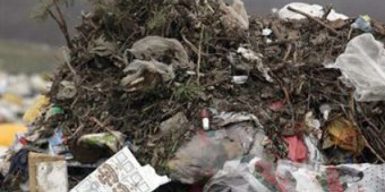Улица в центре Днепра утопает в мусоре: фото