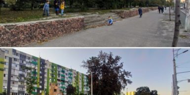 В Днепре показали, как изменился сквер на Слобожанском: фото