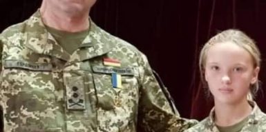 Дочка погибшего воина с Днепропетровщины поступила в военный лицей: фото