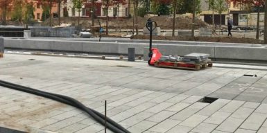 Как в Днепре движется реконструкция Успенской площади: фото