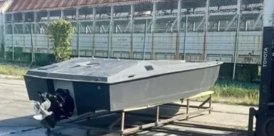 З України намагались вивезти бойовий катер під виглядом рибальського човна