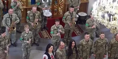 Воздушные силы ВСУ поздравили украинцев с Пасхой, спев Духовный гимн Украины