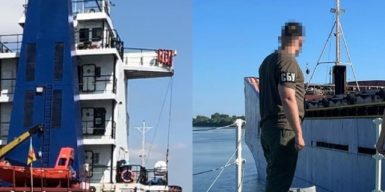 СБУ затримала капітана судна, який вивозив вкрадене росіянами зерно з Криму