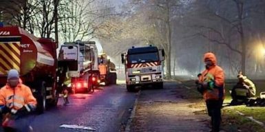 У Дніпрі увесь день тривала ліквідація наслідків нічних ударів БпЛА