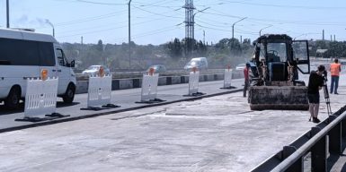 В Днепре показали, как продвигается ремонт Кайдацкого моста: фото