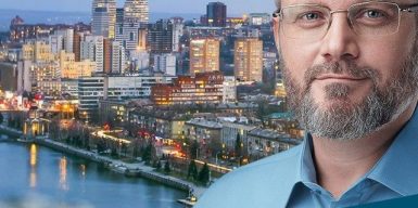Лидер «Украинской перспективы» Александр Вилкул поздравил днепрян с Днем города
