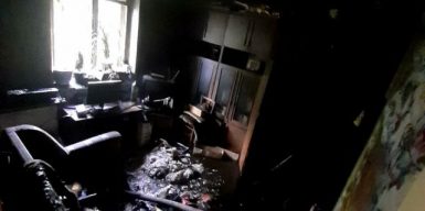 В Днепре сгорела хозяйка квартиры на Новокрымской