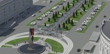 За проектные работы по реконструкции Вокзальной площади отдадут миллион гривен