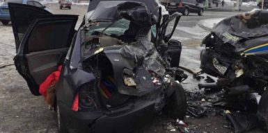 На Криворожском шоссе с утра произошла страшная авария: фото
