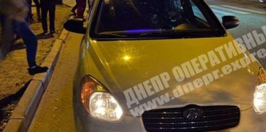 В Днепре ливиец на Hyundai сбил девушку на проспекте Хмельницкого: фото