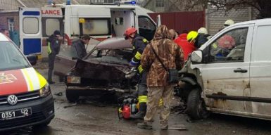 В результате ДТП двое днепрян попали в тяжелом состоянии в больницу Мечникова