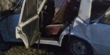 На Днепропетровщине автомобиль расплющило об дерево: есть погибшие (фото)