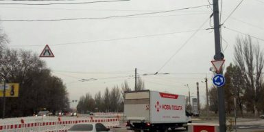 На Запорожском шоссе в Днепре по-новому разметили развязку