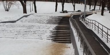 В Днепре отменили тендер на уборку снега в парках