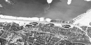 Как зарождался ж/м Победа в Днепре: спутниковые снимки