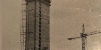 Как выглядел каркас отеля «Парус» в Днепре 35 лет назад:  фото