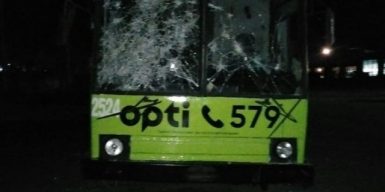 В Днепре в депо вандалы разгромили троллейбусы: фото