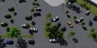 В Днепре показали, как будет выглядеть эко-парковка в центре: фото