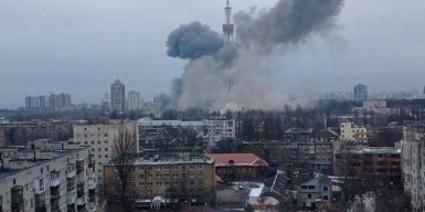 В Киеве обстреляли центральную телевышку, возможно временное отсутствие сигнала