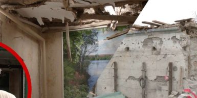 У передмісті Дніпра пенсіонерка живе на руїнах внаслідок російського ракетного удару