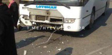 В Днепре Daewoo не уступил дорогу пассажирскому автобусу: видео